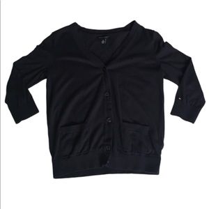 Tommy Hilfiger Navy Blue Sweater Size M 3/4 Sleeve